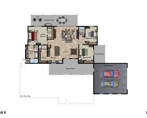 1758 R Reef 2D Colorized Floor Plan 1280x920 1